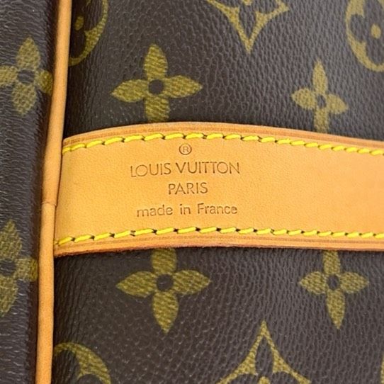 レザー×PVC ブラウン