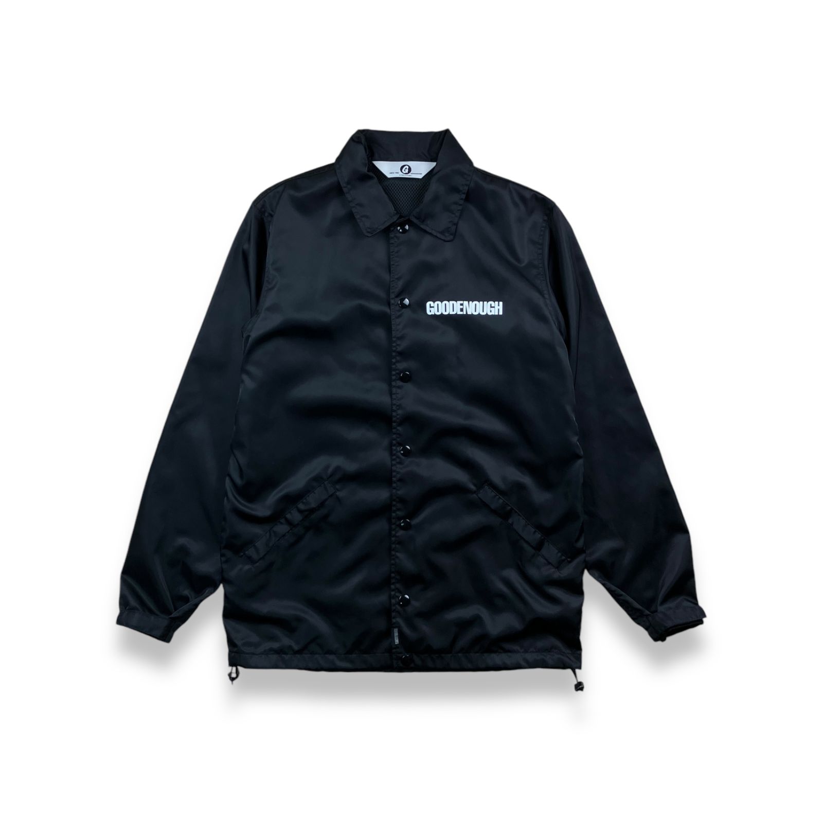 10s GOODENOUGH RESPECT coach jacket グッドイナフ リスペクトコーチジャケット ナイロンジャケット ベンチレーション  ブラック ストリート 藤原ヒロシ HIROSHI FUJIWARA 裏原系 Ura-Hara fashion - メルカリ