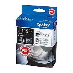 【新品・2営業日で発送】BROTHER ブラザー インクカートリッジ ブラック・大容量(LC119BK)