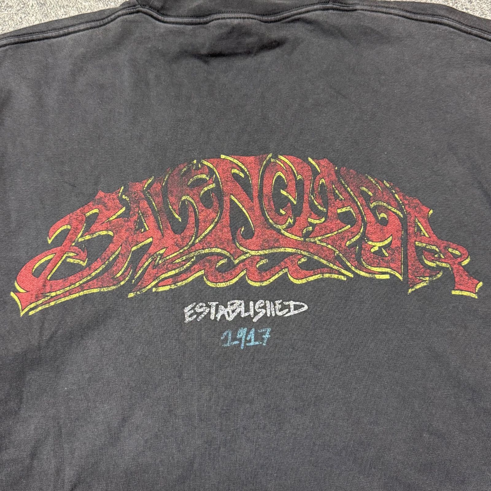 参考上代137500円 国内正規 未使用品 BALENCIAGA 24SS L/S Large Fit T 