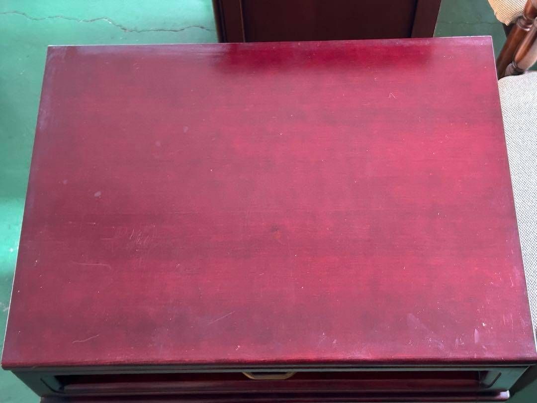 定番ヴィンテージカリモク karimoku 4段チェストブラウンG