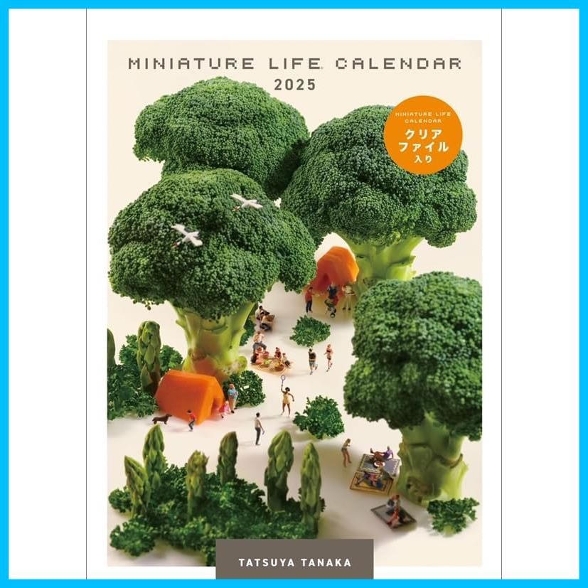 【在庫セール】ハゴロモ MINIATURE LIFE CALENDAR（日本国内版／日本の祝日あり・作品名日本語） 2025年 壁掛けカレンダー CL25-0466