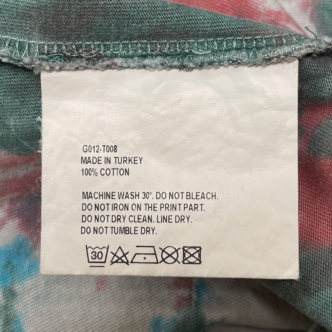 Gosha Rubchinskiy タイダイ エイリアン プリント クルーネック T 