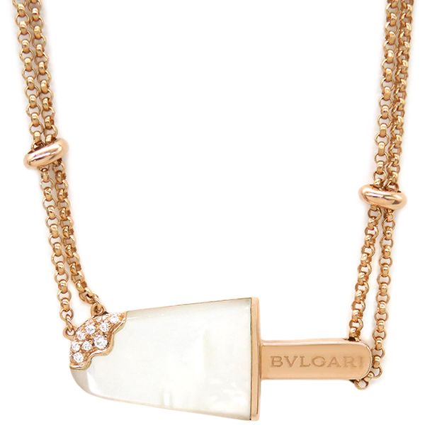 ブルガリ BVLGARI ネックレス ブルガリ ブルガリ ジェラーティ K18PG