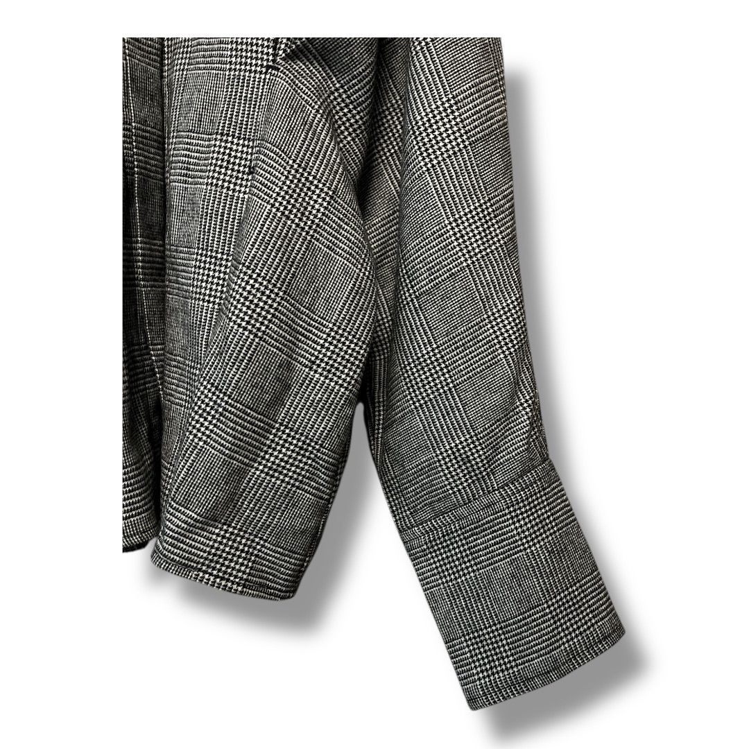 uncreve アンクレイヴ LIGHT WOOL CHECK BLOUSE ライトウールチェック 