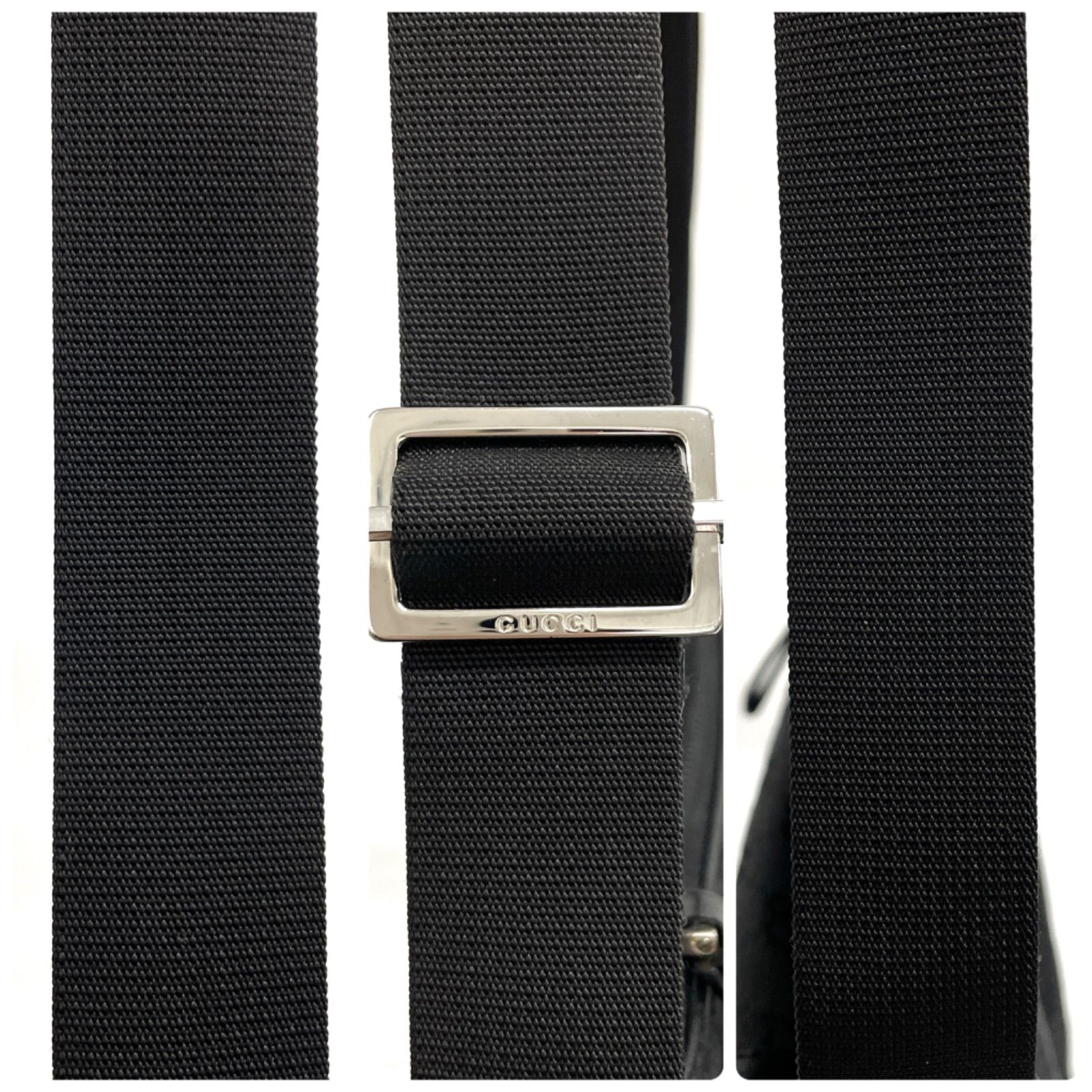 GUCCI グッチ GGキャンバス ジャッキー レザー ショルダーバッグ
