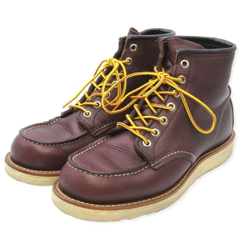 REDWING レッドウィング US6.5E 24.5cm クラシックモック 8847 6インチ ワークブーツ 赤茶 ブラックチェリー エクスカリバー  35003335 - メルカリ