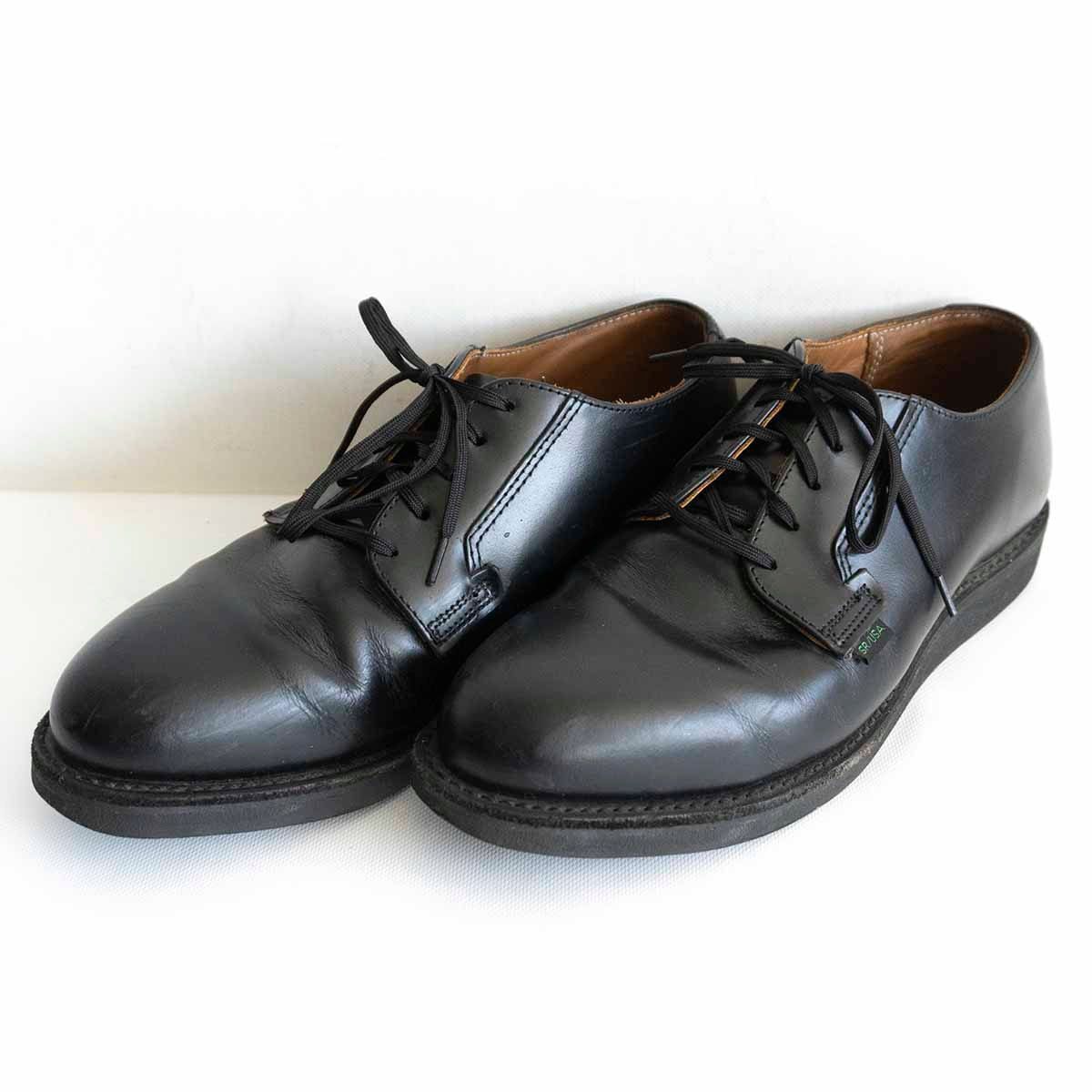 定番】REDWING【101/POSTMAN OXFORD SHOES】US7.5 ブラック