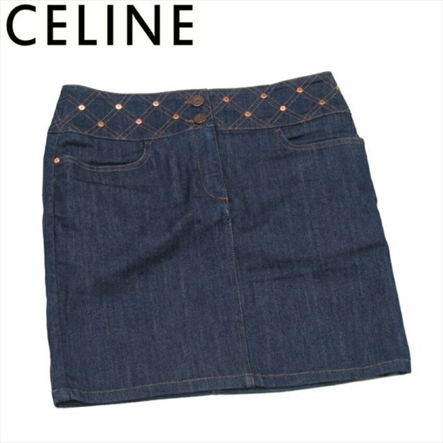 CELINEデニムタイトスカート CELINEデニムタイトスカート