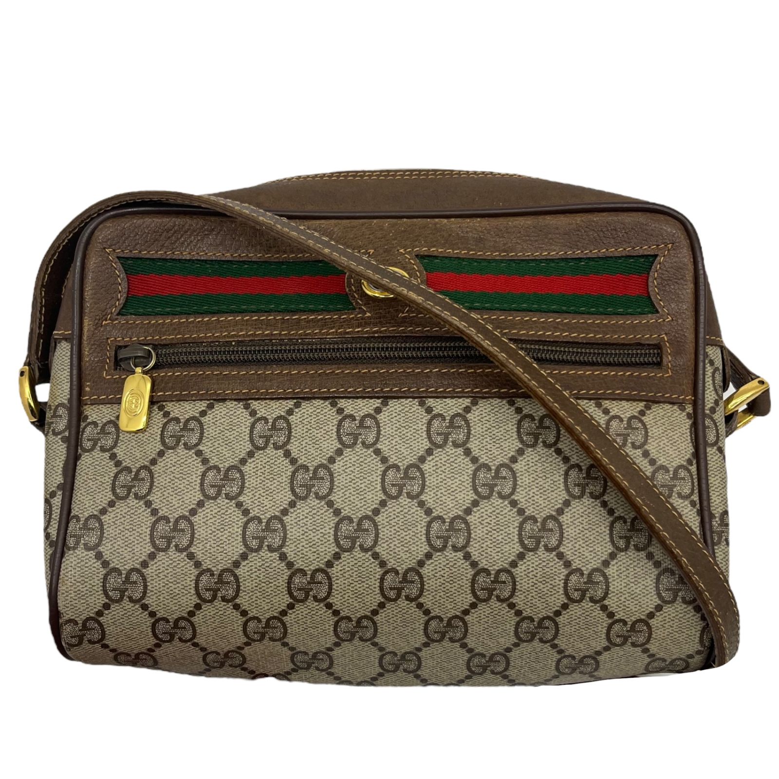 GUCCI(グッチ) GG canvas sherry line shoulder bag GGキャンバス 