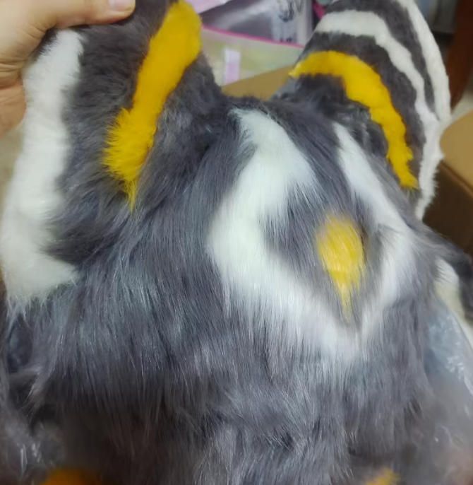 ファースーツ 着ぐるみセット NO.247 ドラゴン グレー ケモノ ファースーツ 全頭ヘッド ぬいぐるみ コスプレ コスチューム 一点物