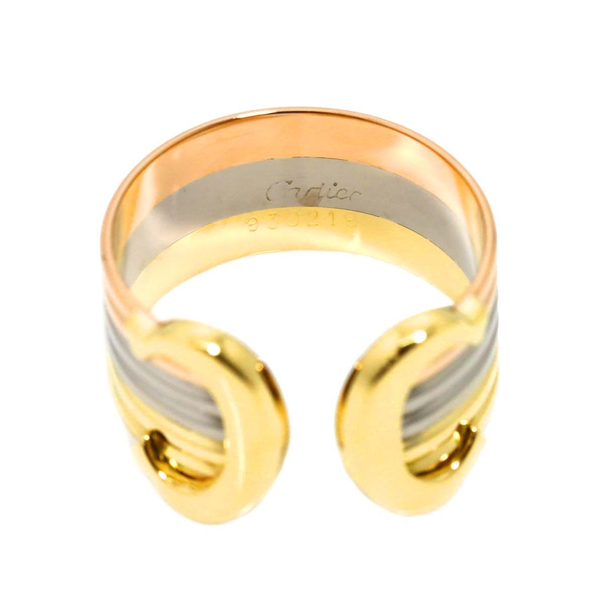 カルティエ Cartier C2 #56 リング ラージ LM K18 YG WG PG スリー