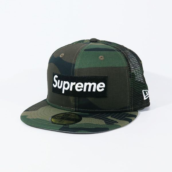 Supreme BOX LOGO迷彩メッシュキャップ 2024 7 1/8 美品 SUPREME シュプリーム 24SS BOX LOGO MESH BACK NEW ERA