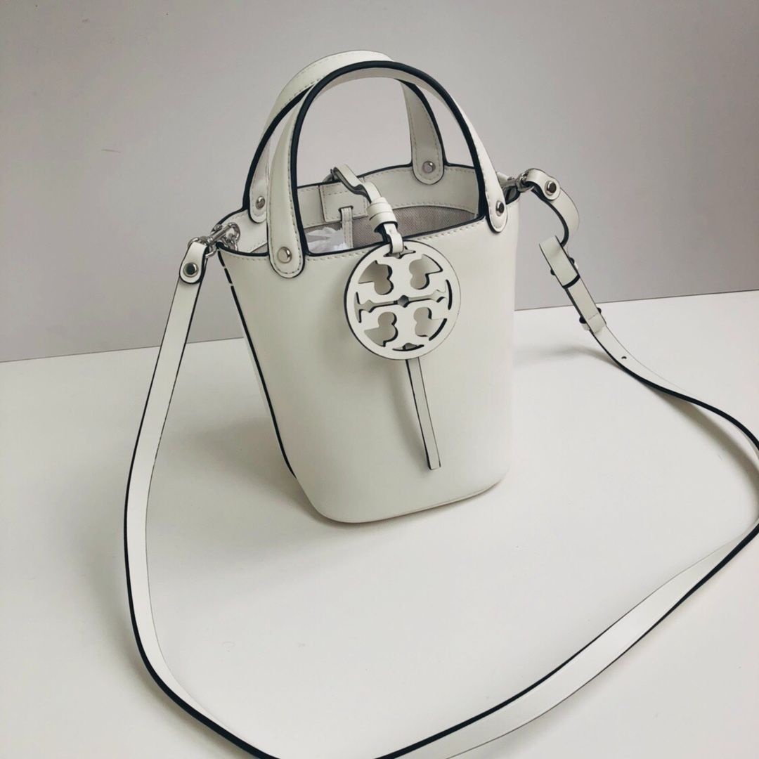 TORY BURCH トリーバーチ ミラーミニバケットバッグ ハンドバッグ ...