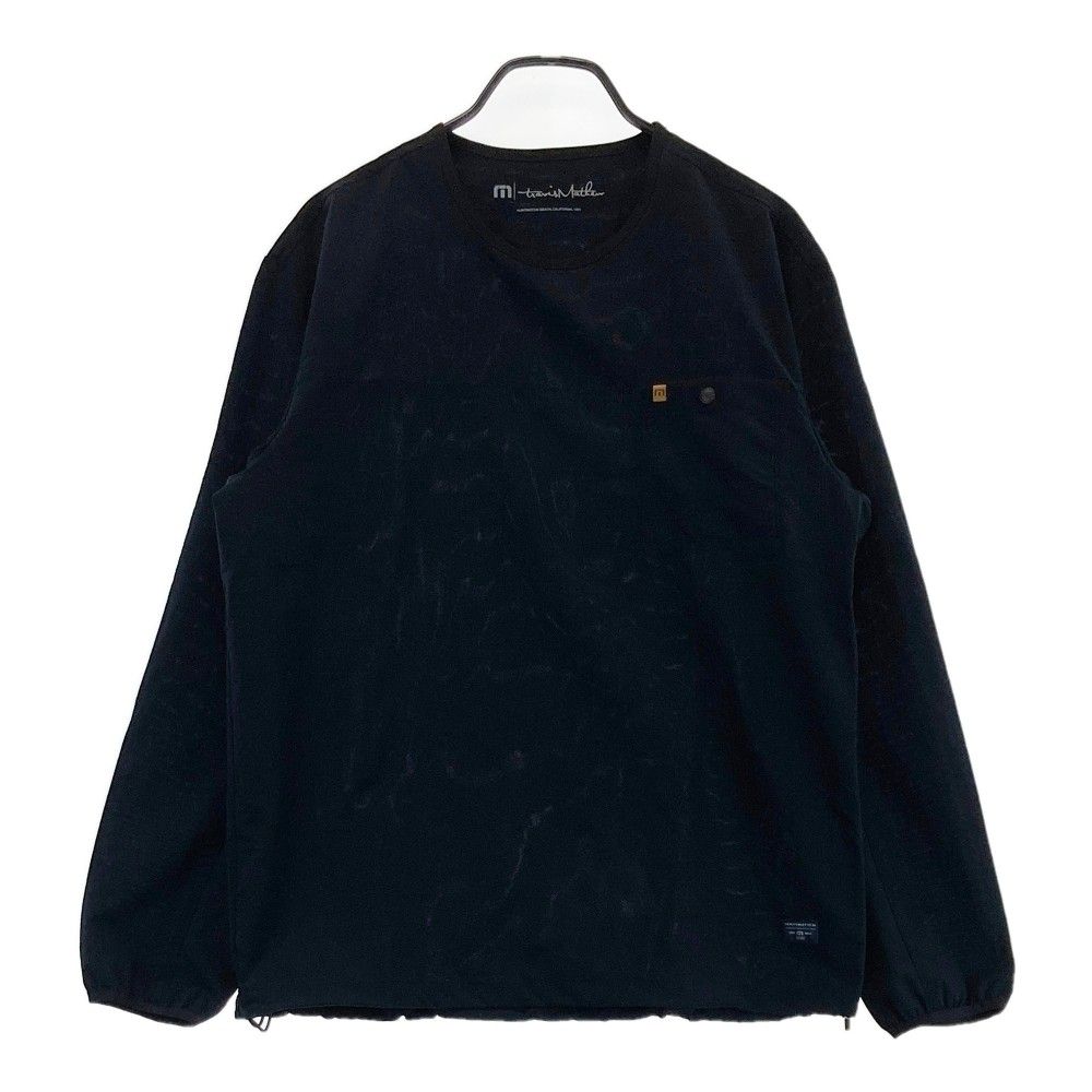 サイズ：L TRAVIS MATHEW トラビスマシュー  長袖プルオーバー  ブラック系 [240101351925] ゴルフウェア メンズ ストスト