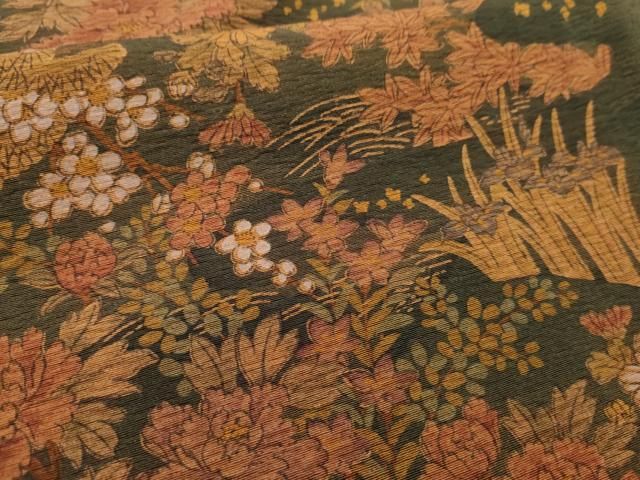 平和屋着物□上質な小紋 草花文 正絹 逸品 AAAX8117cs - メルカリ 
