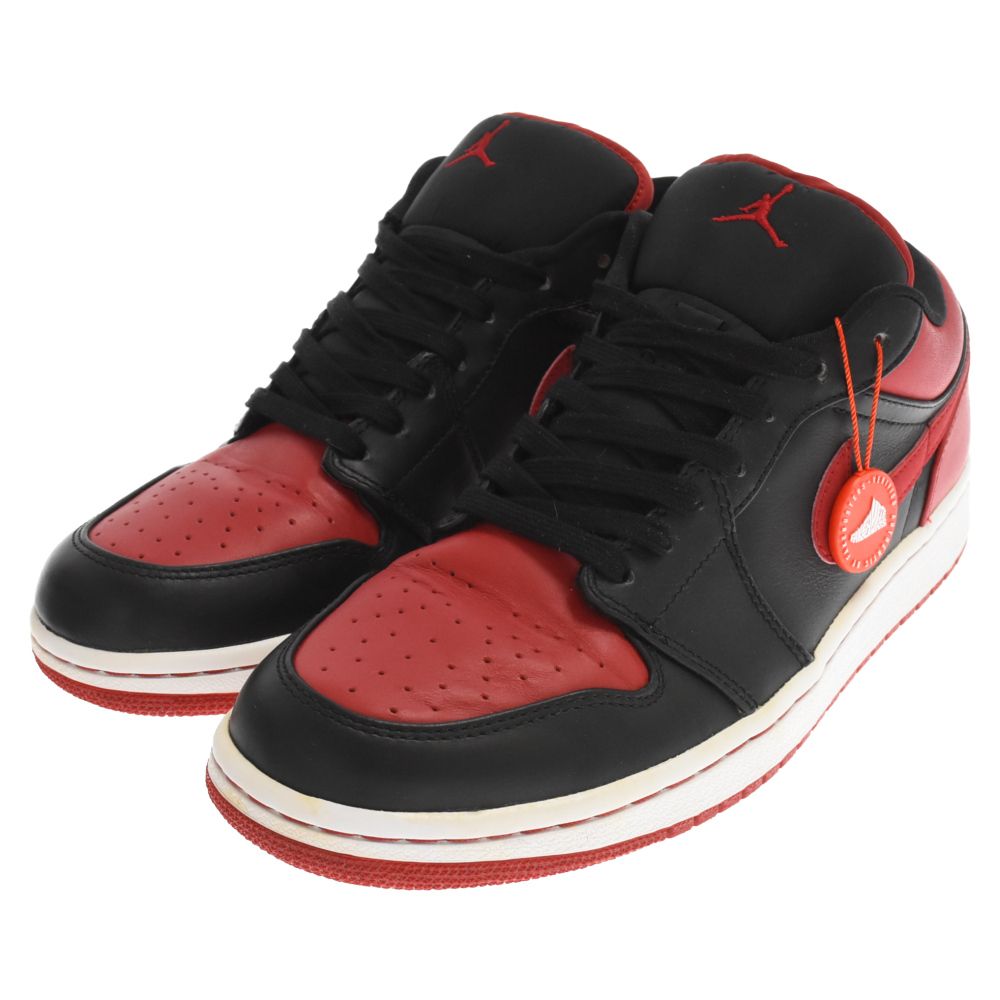 NIKE (ナイキ) AIR JORDAN 1 PHAT LOW BRED 338145-061 エア ジョーダン ファット ロー ブレッド  ローカット スニーカー US9.5/27.5cm ブラック/レッド - メルカリ