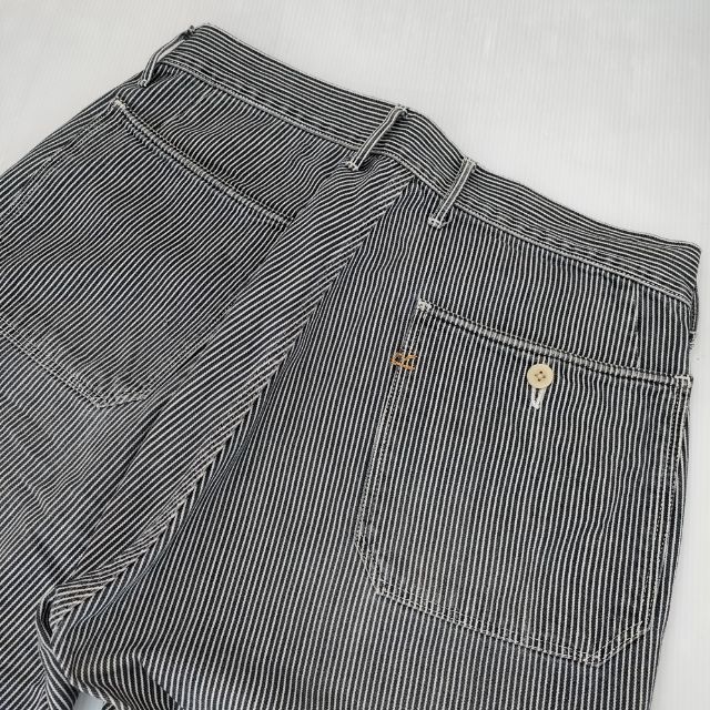 45R/45rpm ヒッコリー ストライプ サイズ30 デニムパンツ