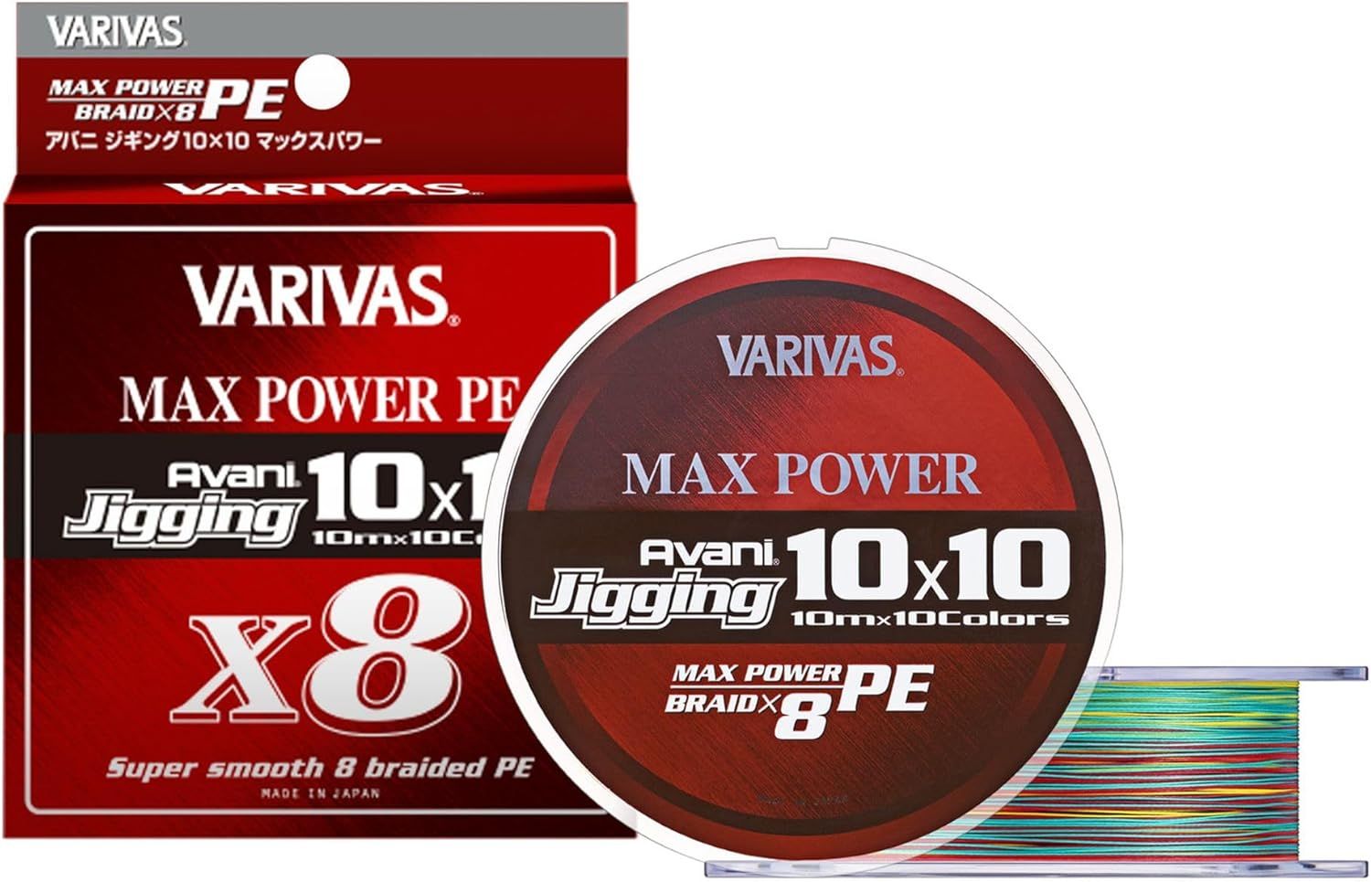 バリバス(VARIVAS) 8本撚り PEライン アバニ ジギング10×10 マックスパワーPE X8