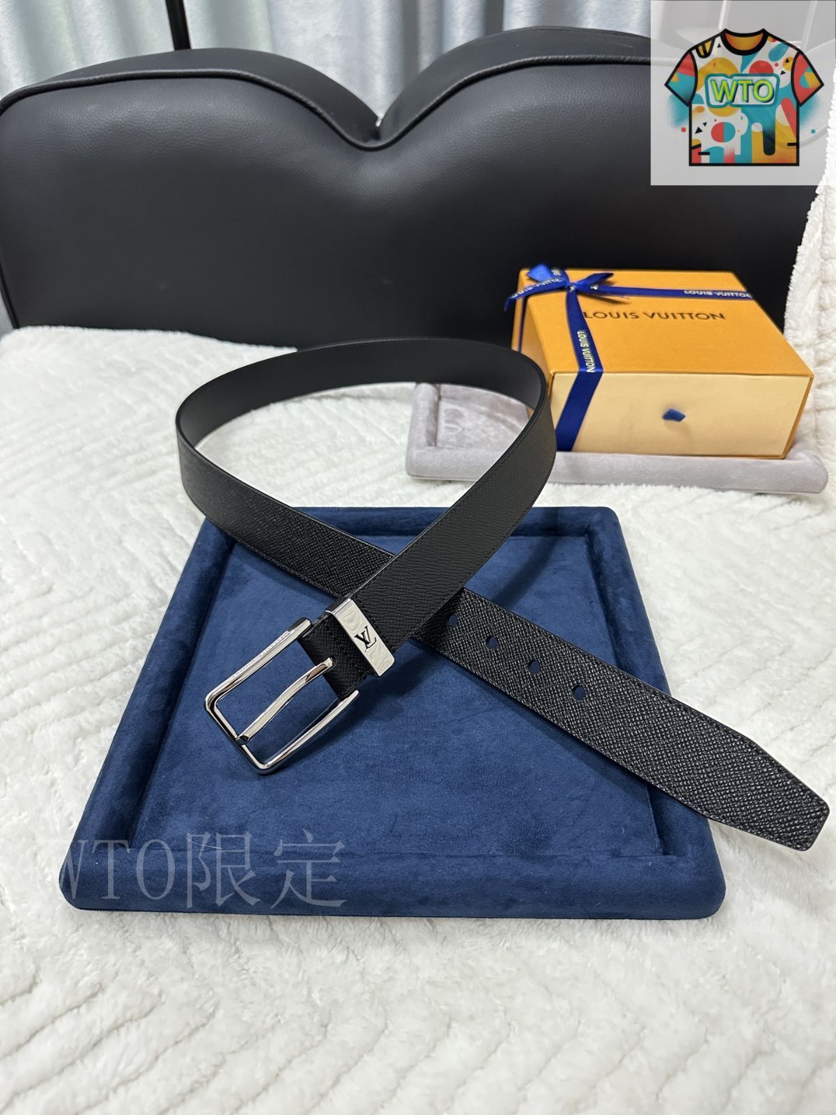 今日特価】Louis Vuitton ルイヴィトン レザーベルト - メルカリ