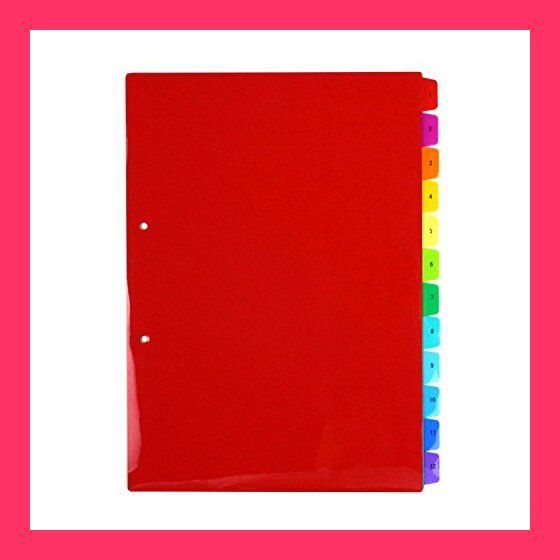 スタッフおすすめ！】テージー カラーインデックスPP INB-1412 A4 2穴