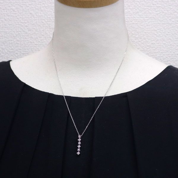 ロイヤルアッシャー Pt900/ Pt850 ダイヤモンド ペンダントネックレス  