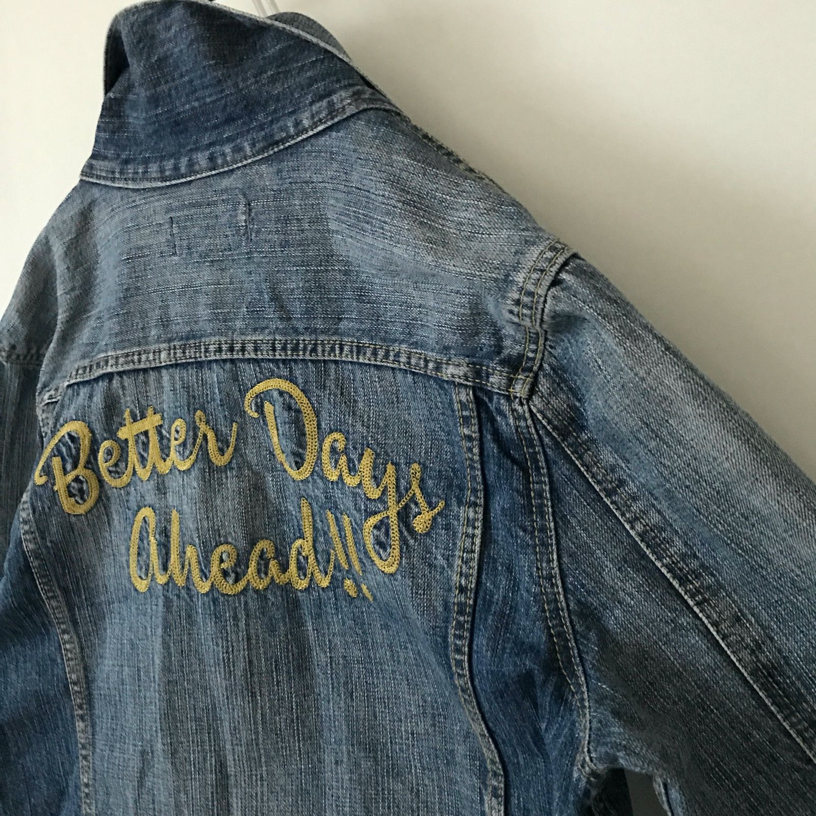 Hoodlum フッドラム/BEAMS ビームス☆チェーン刺繍☆デニム