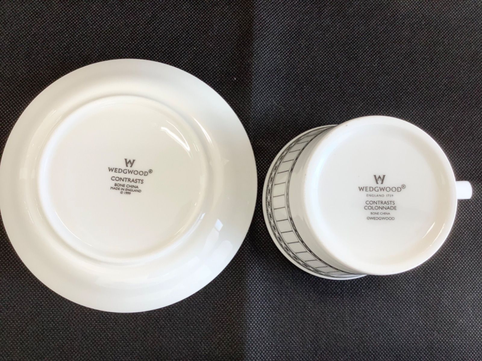 G617 ウエッジウッド WEDGWOOD コントラスト コロネード カップ 