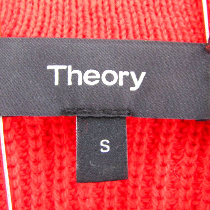 セオリー セーター トップス 長袖 ニット カシミヤ混 レディース Sサイズ レッド theory セオリー セーター トップス 長袖 ニット カシミヤ混 レディース