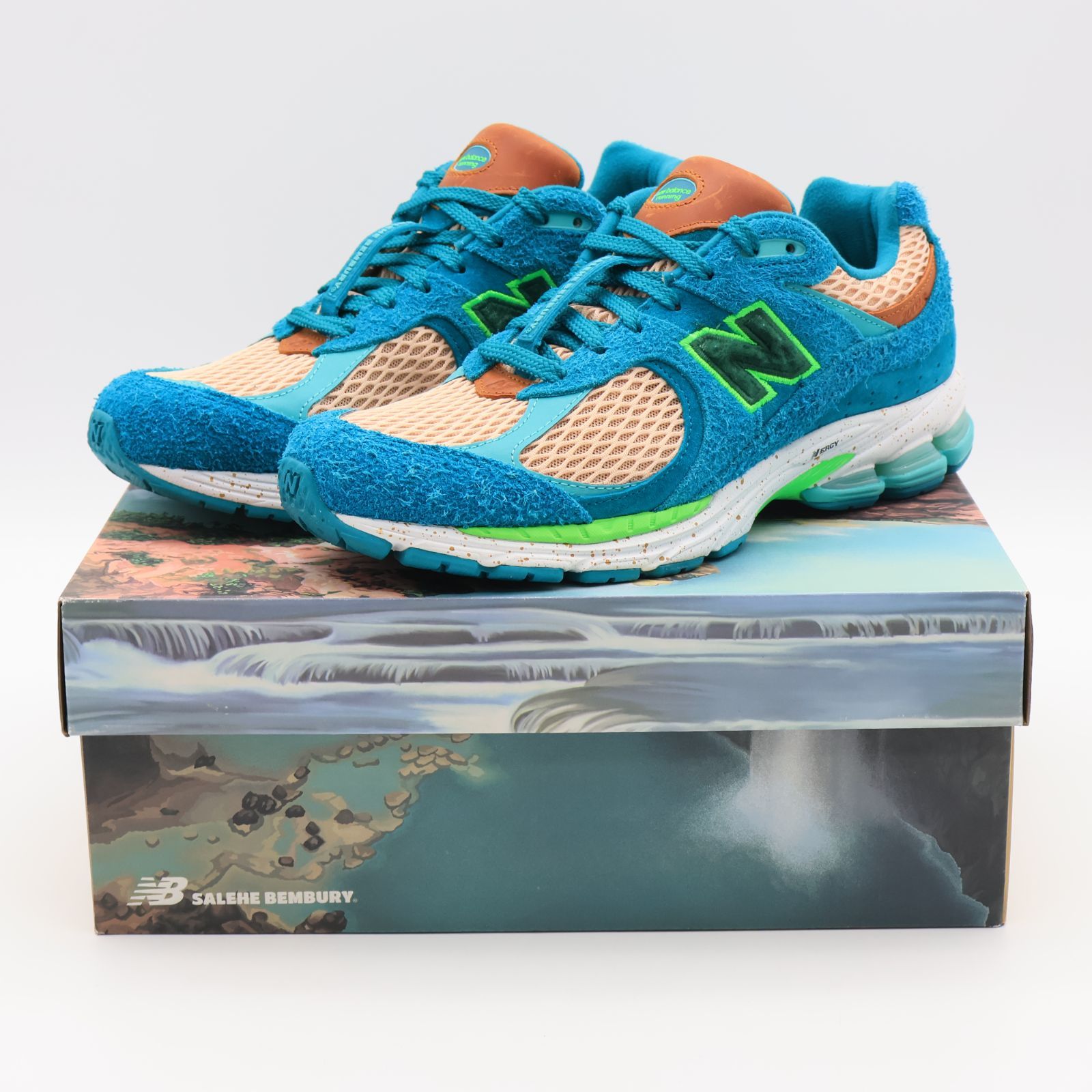 【ほぼ新品】Salehe Bembury New Balance 2002R Water be The Gude サレへ ベンバリー ニューバランス  ウォーター ビー ザ ガイド ML2002RJ