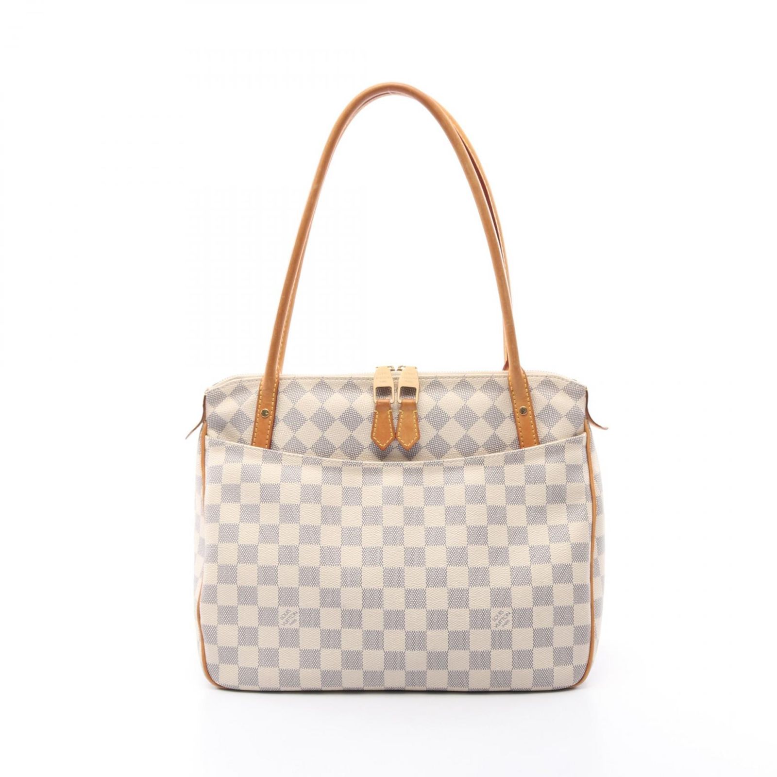 ルイ ヴィトン LOUIS VUITTON ショルダーバッグ フィジェリPM ダミエアズール N41176 ダミエアズール PVCコーティングキャンバス レザー フィジェリPM レディース Used B