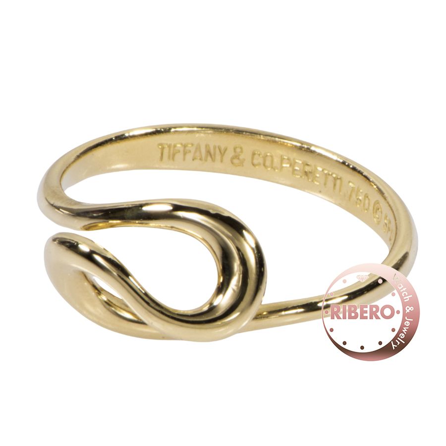 ティファニーゴールドウェーブリング12号