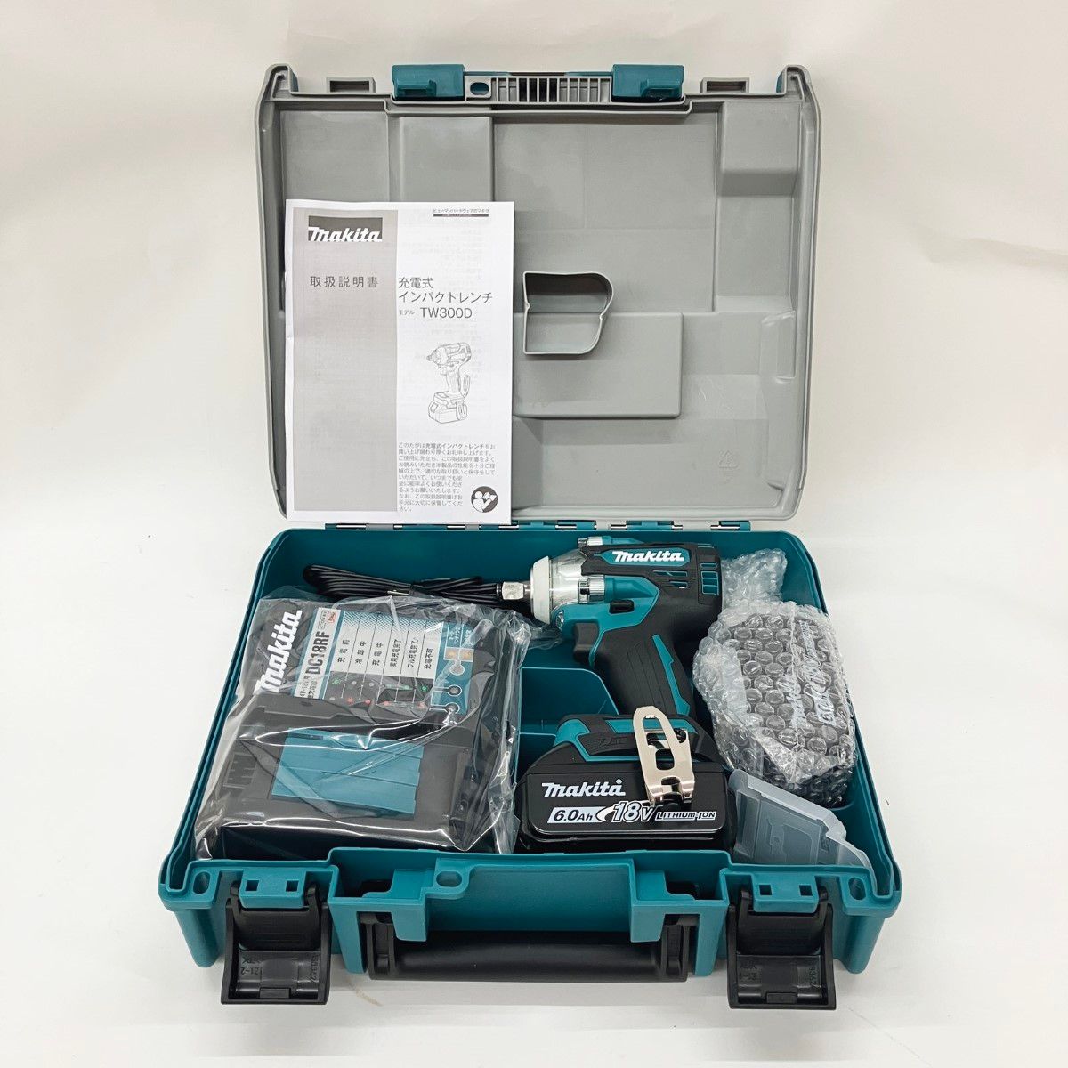 〇〇MAKITA マキタ 充電式 インパクトレンチ 18v 6.0Ah TW300DRGX グリーン