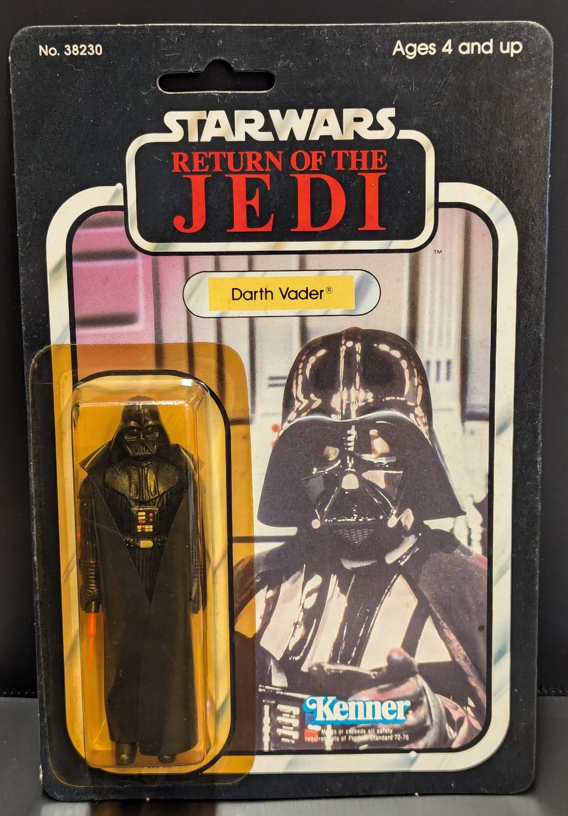 KENNER (オールド) (77バック) ACTION FIGURES DARTH VADER 3.5インチ