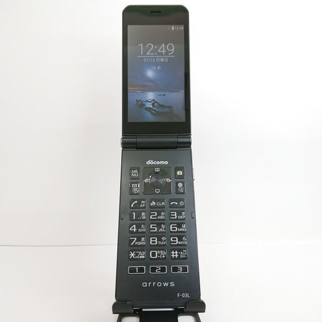 arrows ケータイ F-03L docomo ブラック 送料無料 本体 c04677