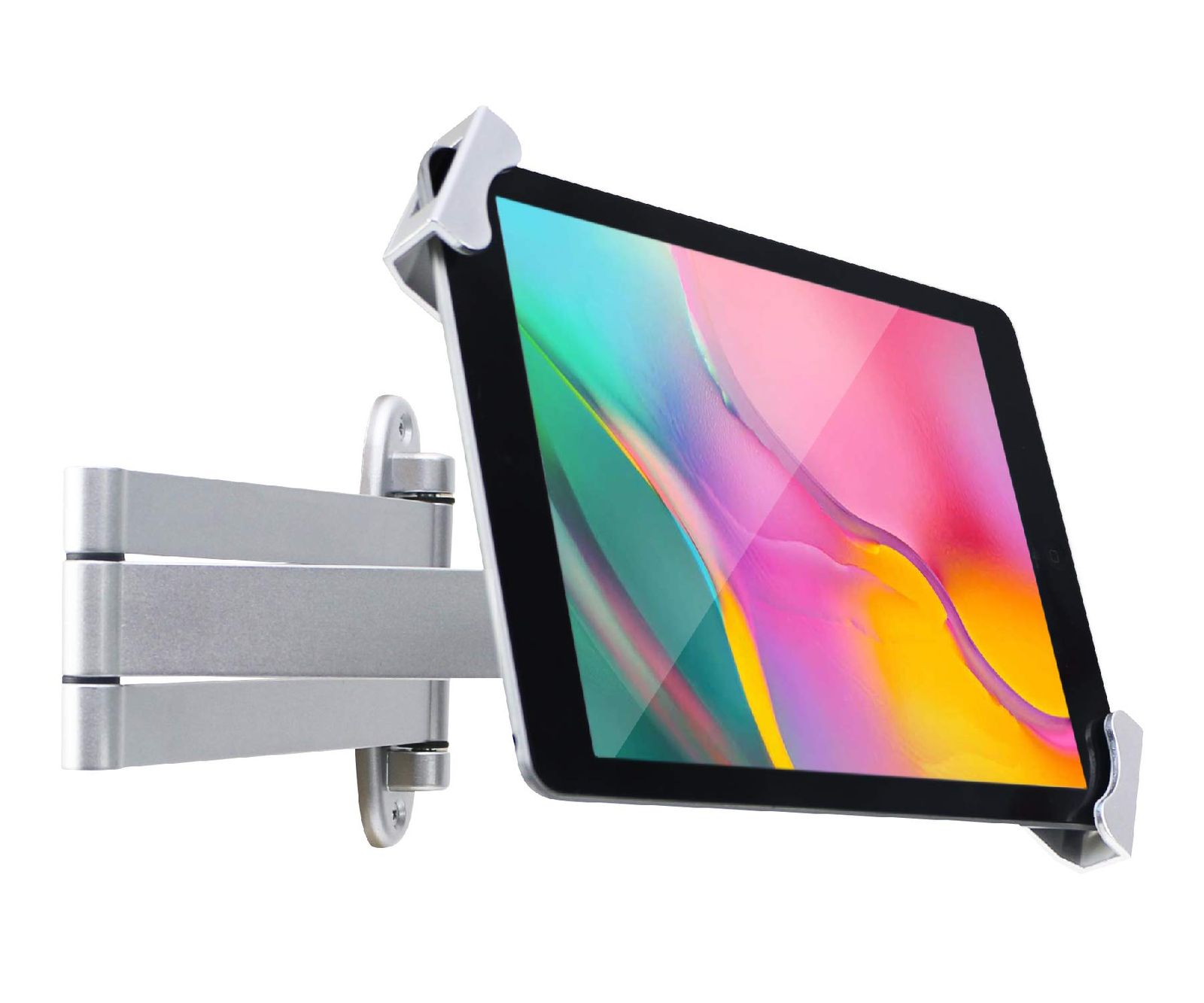 WeSTRUGGLEタブレット壁掛け式スタンド アームは折り畳み 伸ばし 回転することができ 防犯安全ロック 多角度調整があり 大部分の8-10.4インチを適用し 7.9‘’8.3‘’9.7‘’10.2‘’10.5‘’10.9‘’ 11‘’iPad Ga