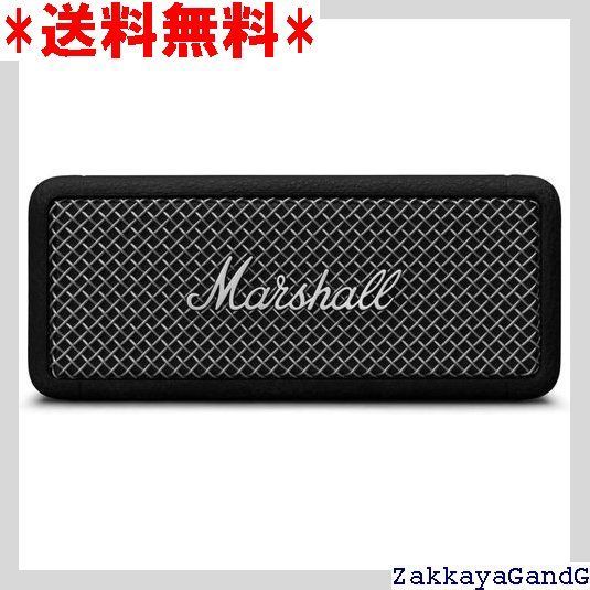 Marshall ワイヤレスポータブル防水スピーカー EmbertonⅡ ブラック-スチール 連続再生30時間|IP67防水仕様|小型|急速充電 252