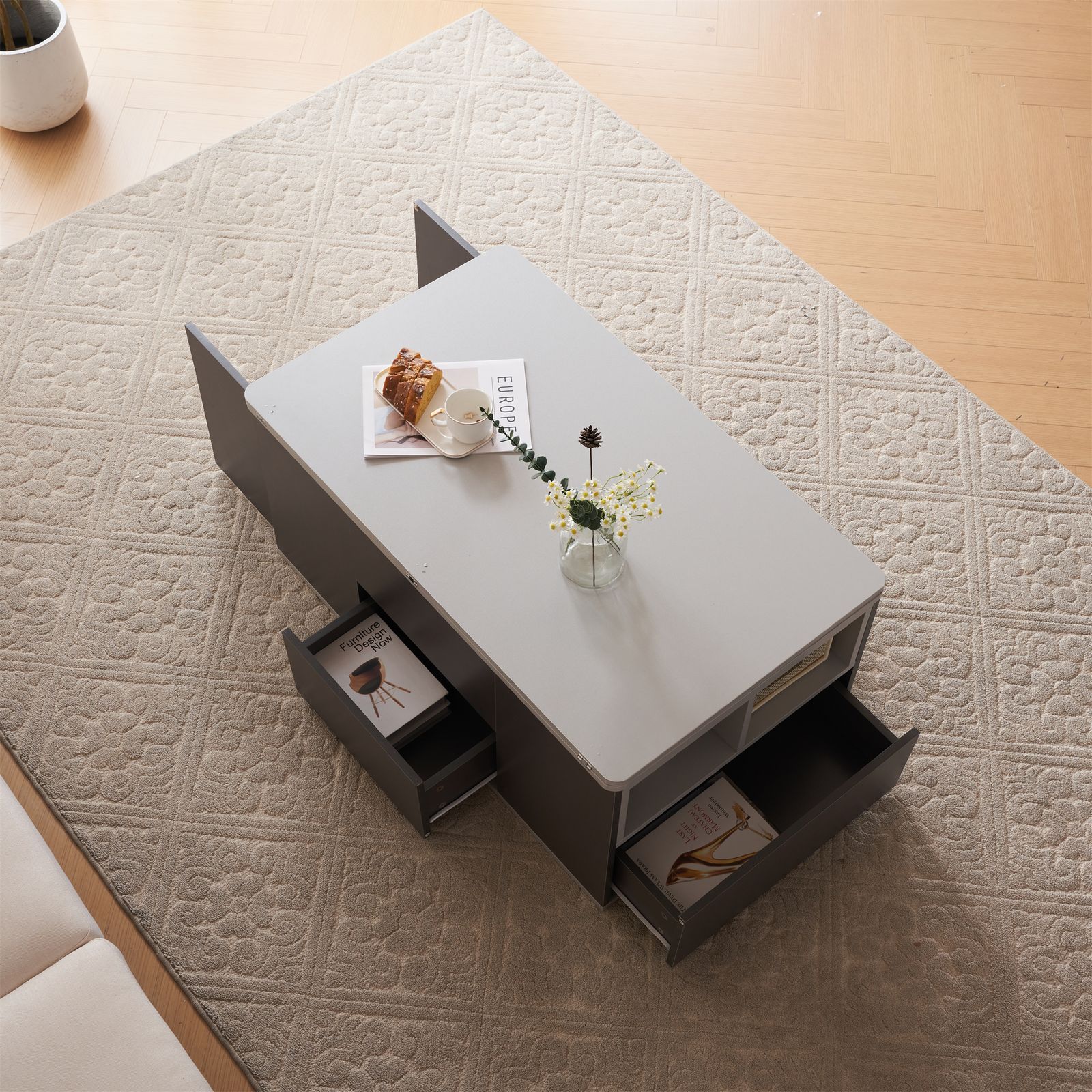 8%割」テーブル センターテーブル 昇降式テーブル 高さ調節可能 幅100