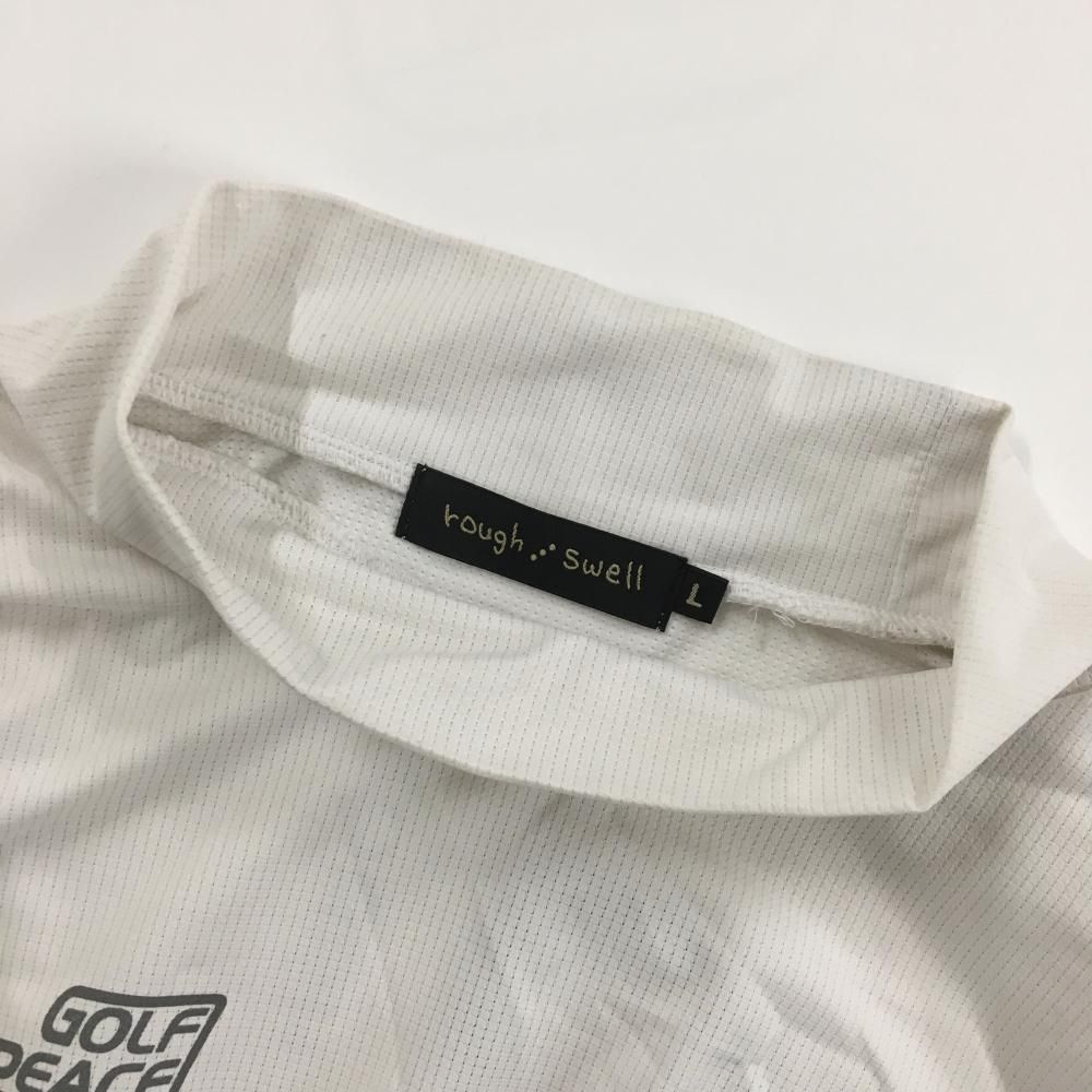 ラフ＆スウェル ゴルフウェア ジップアップモックネック ホワイトM