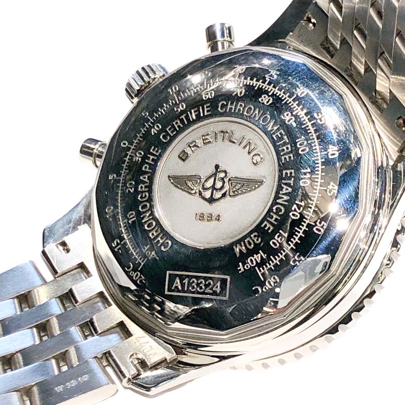 ブライトリング BREITLING オールドナビタイマー A13324(A1332412/BD49) ステンレススチール メンズ 腕時計 - メルカリ