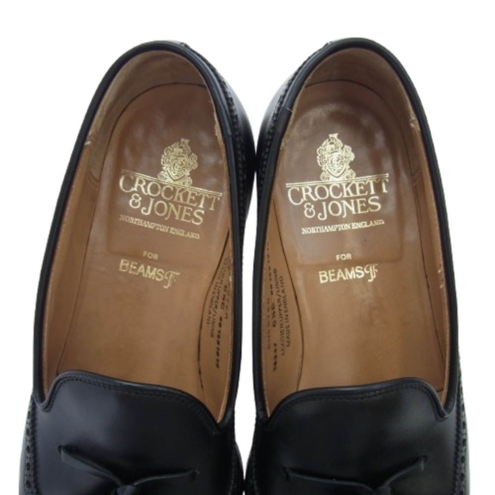 ブラックレザー タッセルローファー CROCKETT&JONES クロケットアンドジョーンズ 26347 CHESTER
