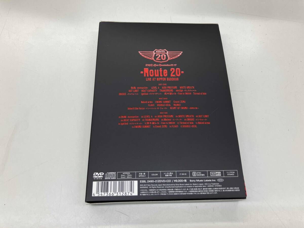 LIVE　AT　NIPPON   BUDOKAN 【DVD初回生産限定版】 DVD T.M.R. LIVE REVOLUTION '16-'17 -Route 20- LIVE AT NIPPON