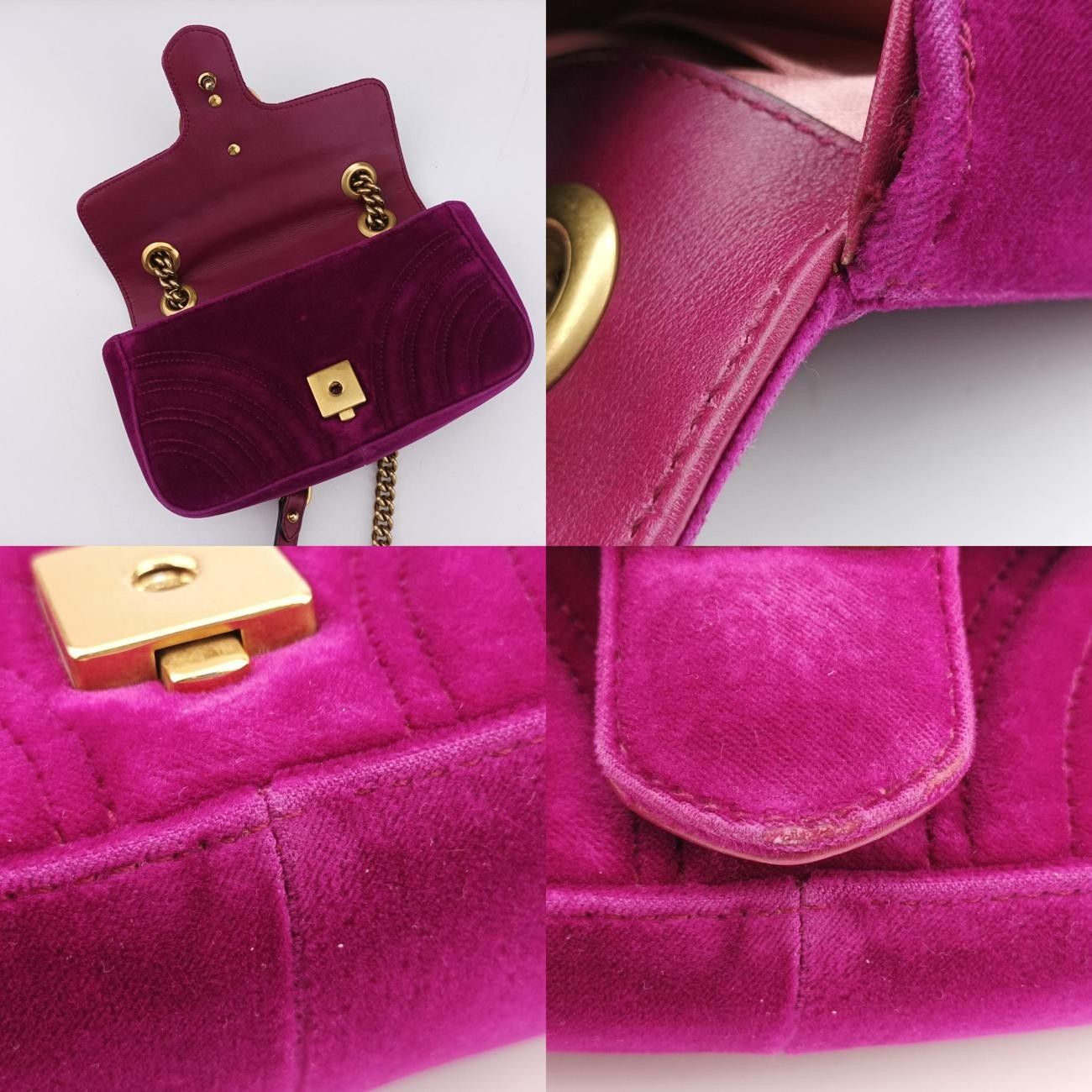 グッチGucciGGマーモントパープルベロア446744G023102648