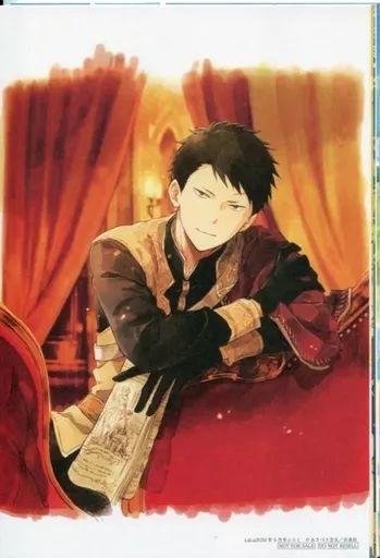 中古】原画イラストボード あきづき空太 赤髪の白雪姫 複製原画セット