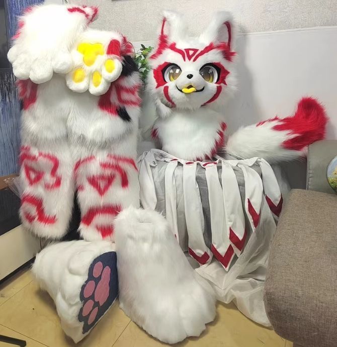ケモ尻尾　ケモノ着ぐるみ 想像を超えての しっぽもあります😊 #kemonofursuit #kemonosuit