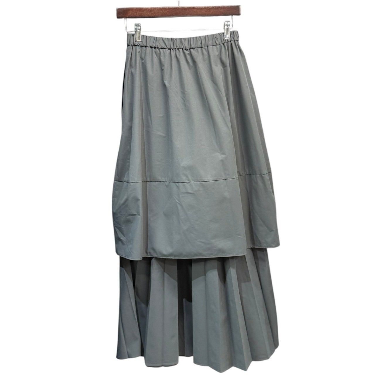 nagonstans ナゴンスタンス pleats skirt グレー pleats skirt（470IA131－0091） | nagonstans