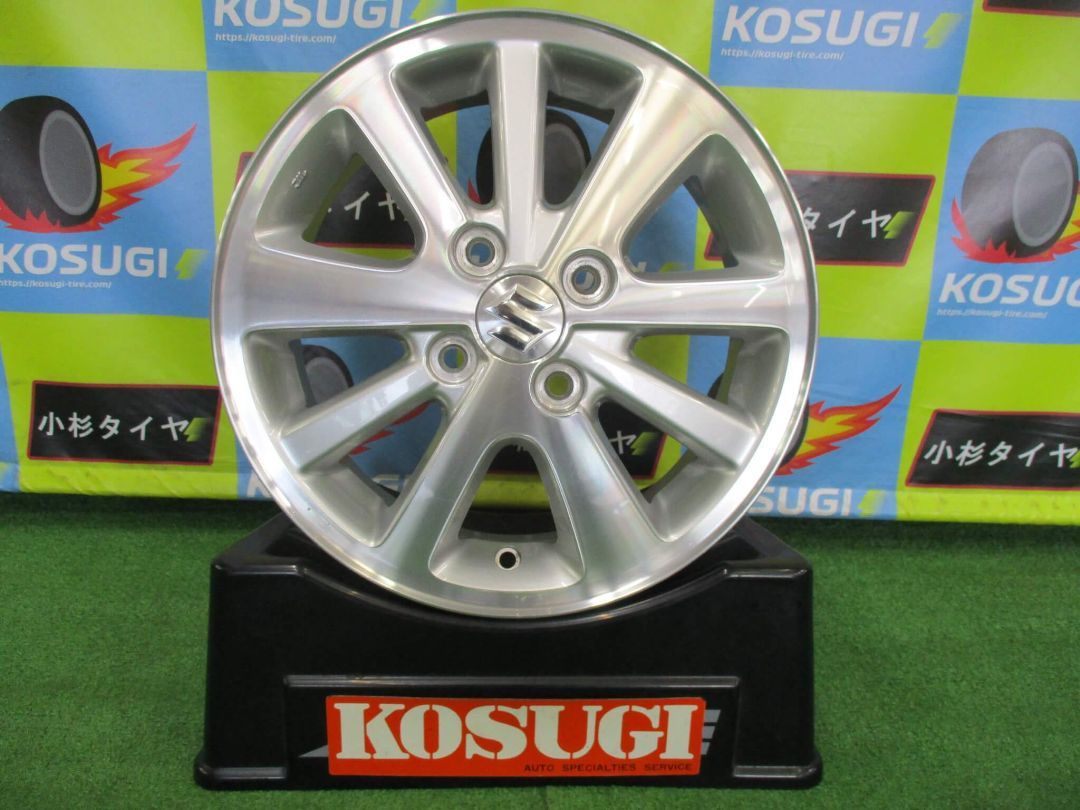 スズキ エブリィワゴン純正 4.5J-14 4H100 50 ホイール 4 本 Y85 大和店