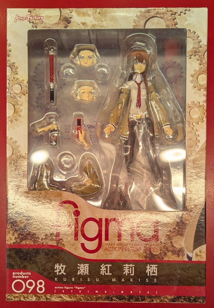 【未開封】シュタインズ・ゲート 牧瀬紅莉栖 フィギュマ figma figma Steins；Gate シュタインズ・ゲート 牧瀬紅莉栖 白衣ver
