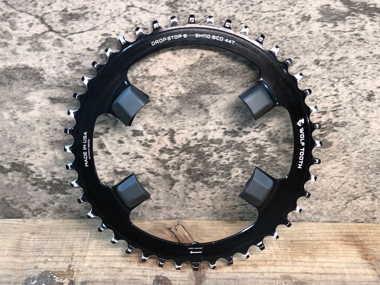 wuzei シマノ4アームクランク用 ナローワイドチェーンリング 40T