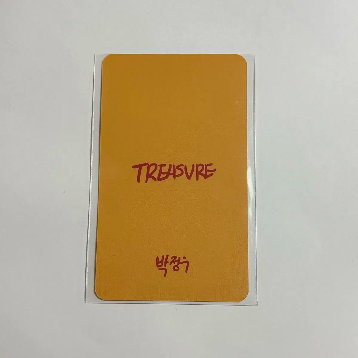 TREASURE ジョンウ yg custom カスタム トレカ お守り MD TREASURE(トレジャー) ジョンウ(JUNG WOO) パクジョンウ(PARK